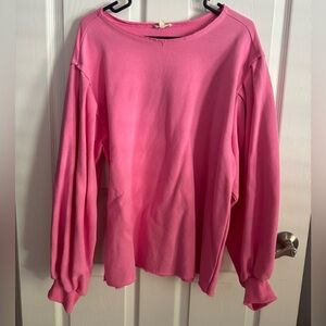 Pink Sweatshirt Pullover